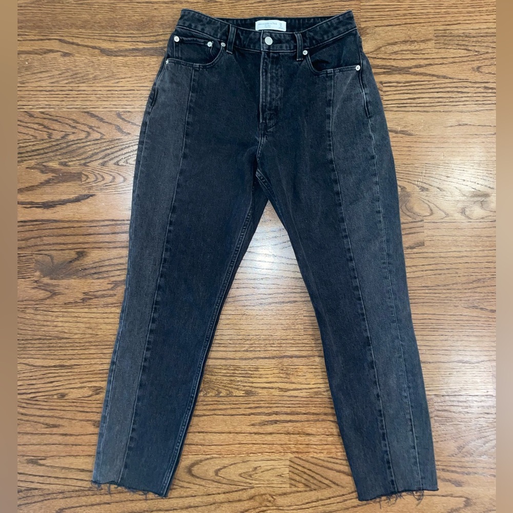 Abercrombie & Fitch Black Ankle Jeans